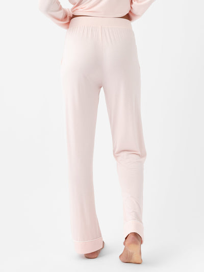 Women's Bamboo Stretch-Knit Short Sleeve & Pant Pajama Set