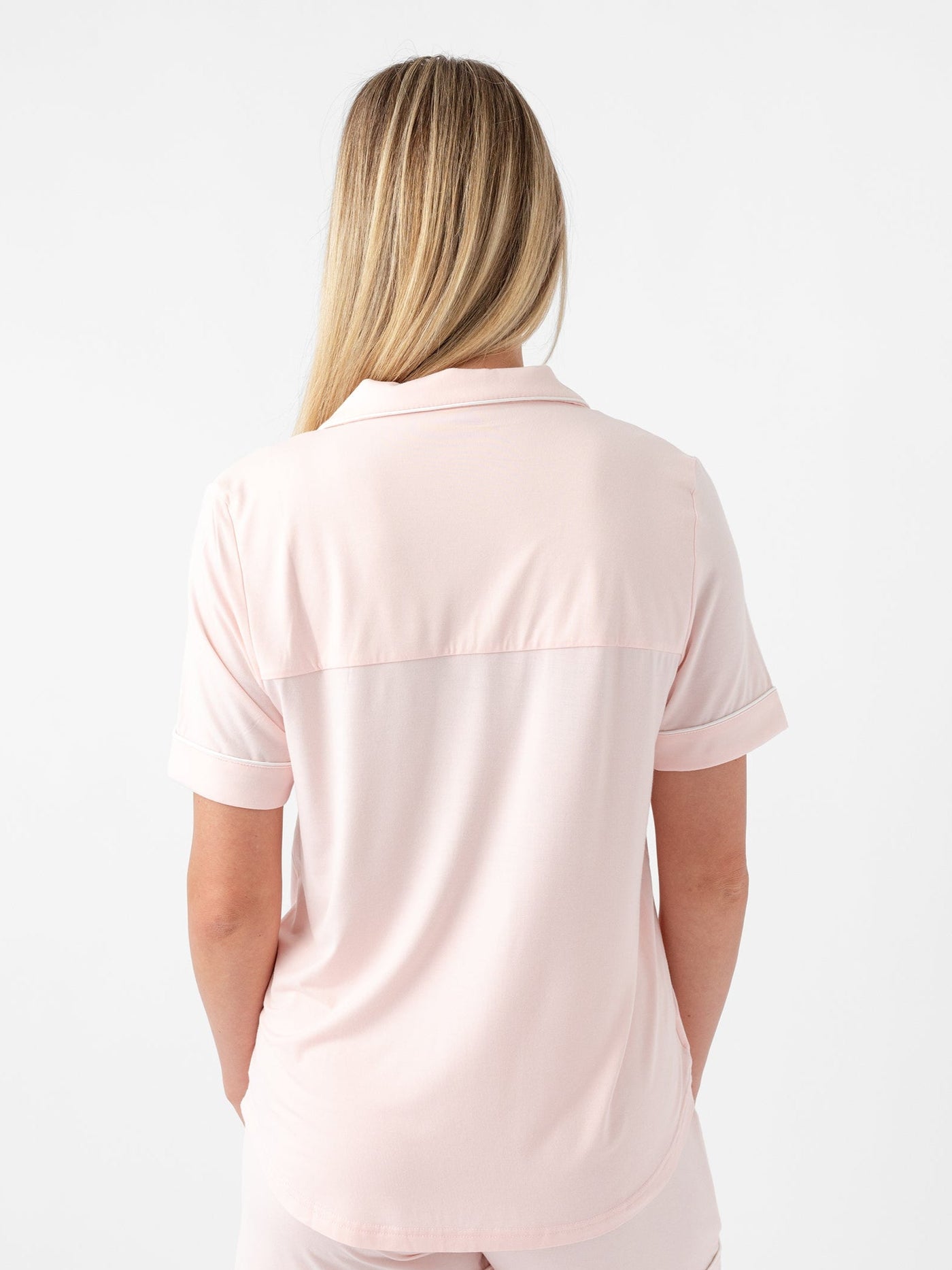 Women's Bamboo Stretch-Knit Short Sleeve & Pant Pajama Set