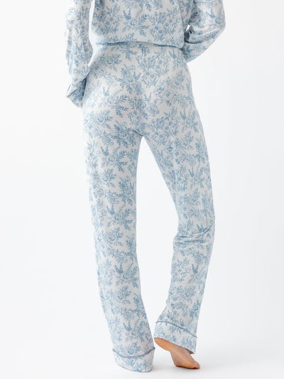 Women's Bamboo Stretch-Knit Short Sleeve & Pant Pajama Set