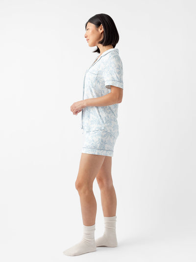 Women's Bamboo Stretch-Knit Short Sleeve Pajama Set