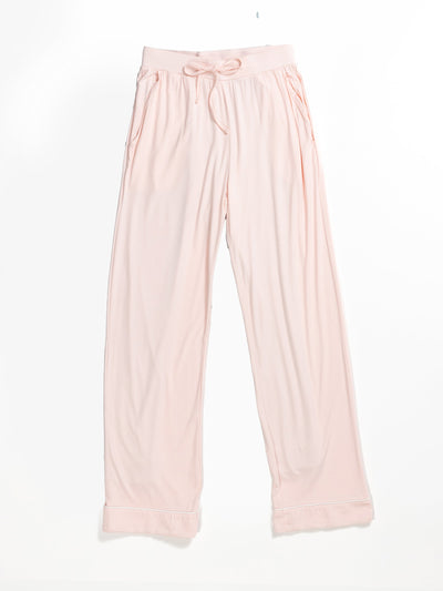 Women's Bamboo Stretch-Knit Long Sleeve Pajama Set TALL