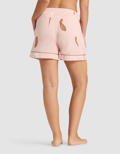Women's Bamboo Stretch-Knit Short Sleeve Pajama Set