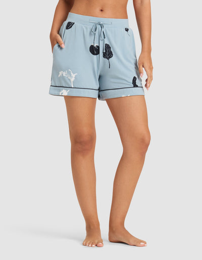 Women's Bamboo Stretch-Knit Short Sleeve Pajama Set